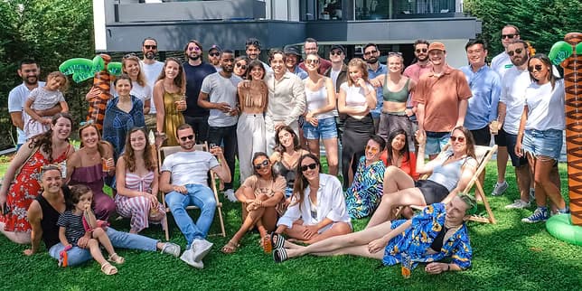 Pool party organisée par la Team Anim